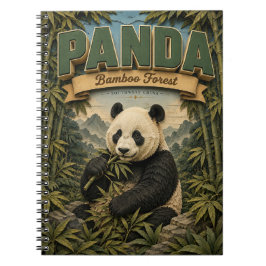 Cuaderno Bosque de Bambú de Panda POPCUT
