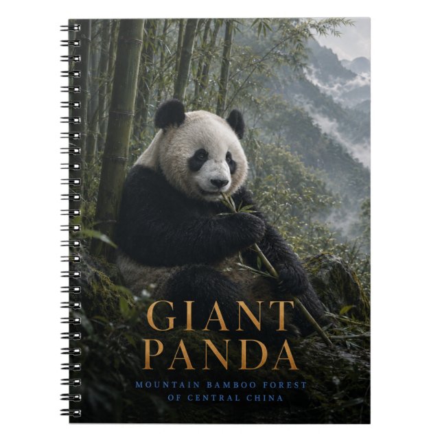 Cuaderno Bosque de Bambú del Panda Gigante ANIMALES (Frente)