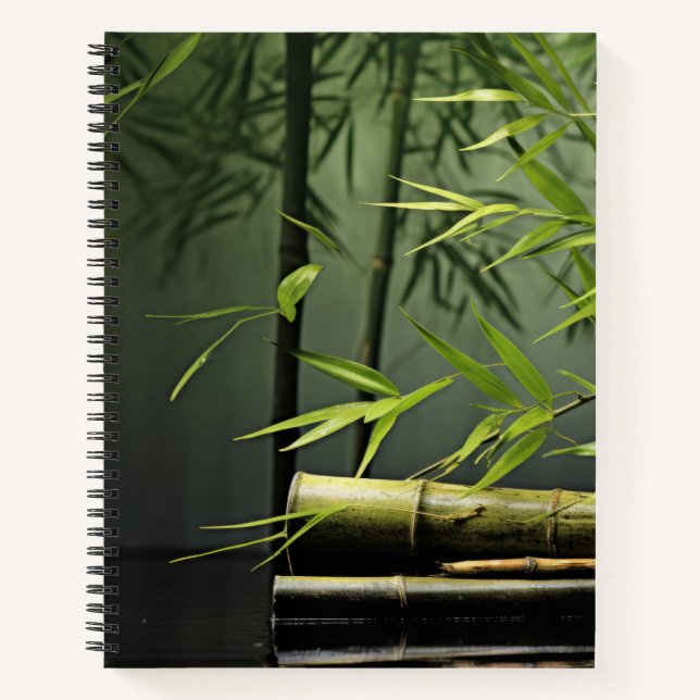 Cuaderno Bosque de Bambú Naturaleza Tranquila (Anverso)