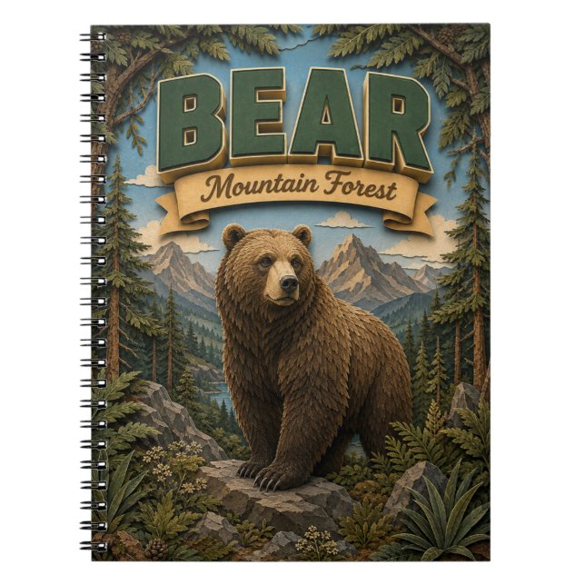Cuaderno Bosque de Bear Mountain POPCUT (Frente)