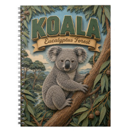 Cuaderno Bosque de eucaliptos de koala POPCUT