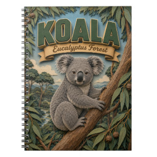 Cuaderno Bosque de eucaliptos de koala POPCUT