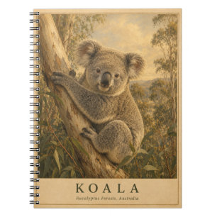 Cuaderno Bosque de Eucaliptos de Koala VINTAGE