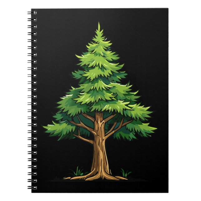 Cuaderno Bosque de hoja perenne (Frente)