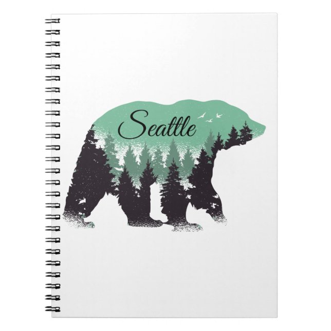 Cuaderno Bosque de Oso de Seattle (Frente)