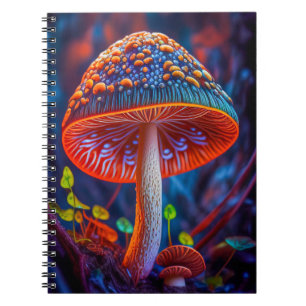 Cuaderno Bosque de setas Tranquilo Naturaleza Tranquila Zen