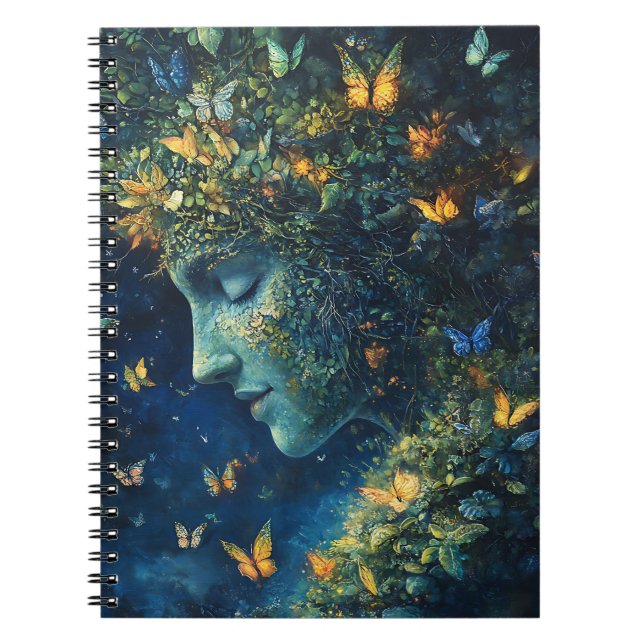 Cuaderno Bosque Encantado de la Diosa Mariposa (1) (Frente)