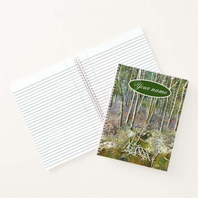 Cuaderno bosque invernal Watercolor (Interior)