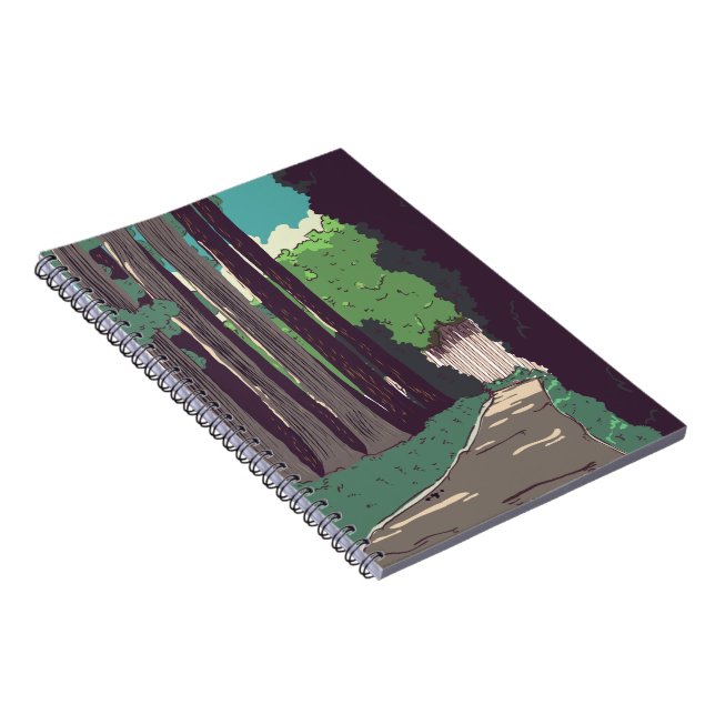 Cuaderno Bosque japonés (Lado Derecho)