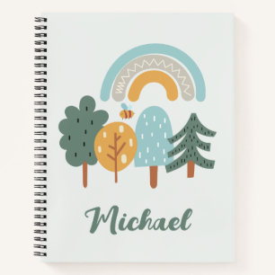 Cuaderno Bosque mágico del arcoiris