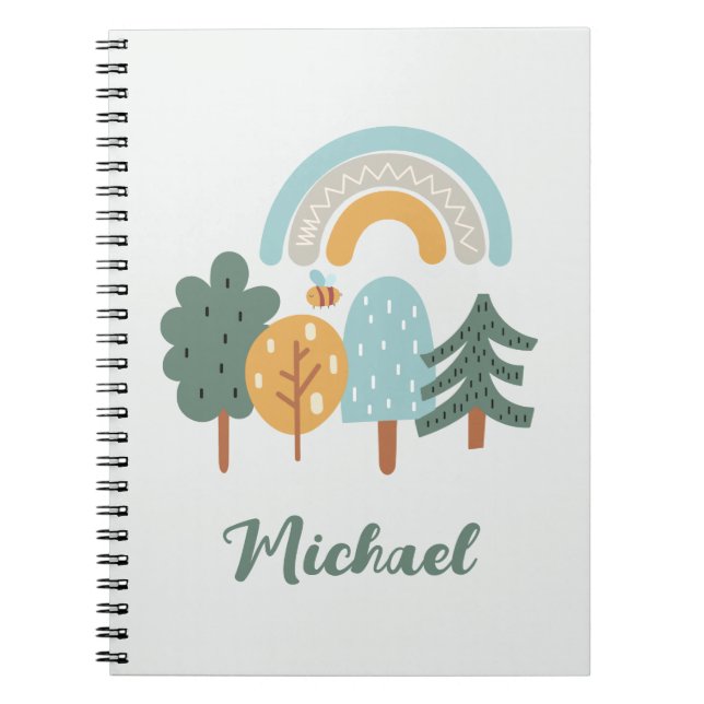 Cuaderno Bosque mágico del arcoiris (Frente)