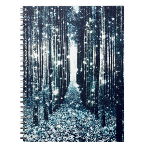 Cuaderno Bosque Mágico Elegancia Gris Verde