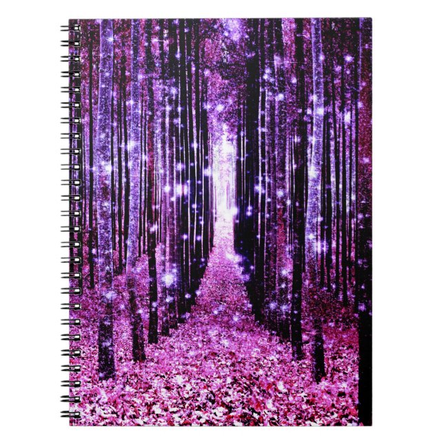Cuaderno Bosque Mágico Rosa Púrpura (Frente)