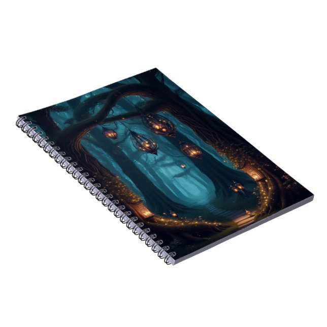 Cuaderno Bosque místico encantado con la naturaleza (Lado Derecho)