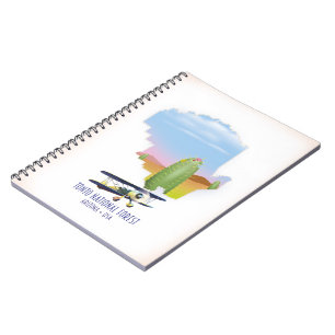 Cuaderno Bosque nacional Tonto Arizona EE. UU. mapa