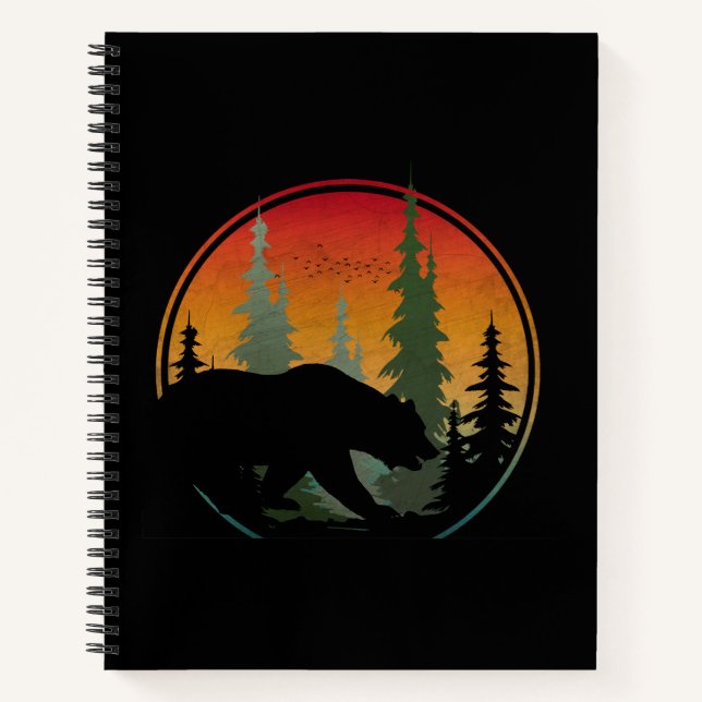 Cuaderno Bosque natural del oso del sol (Anverso)