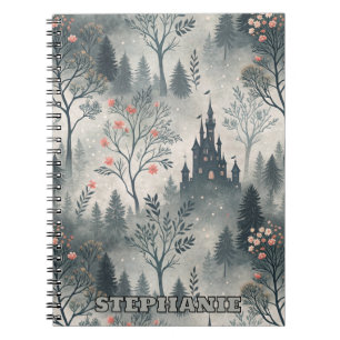 Cuaderno Bosque nigeriano encantado con Castillo Oscuro - É