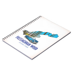 Cuaderno Bosque Pressmennan Escocia