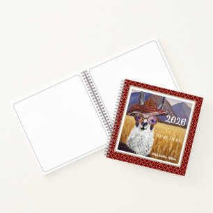 Cuaderno Bosquejado, Pintado, Digitalizado, Generar Llama