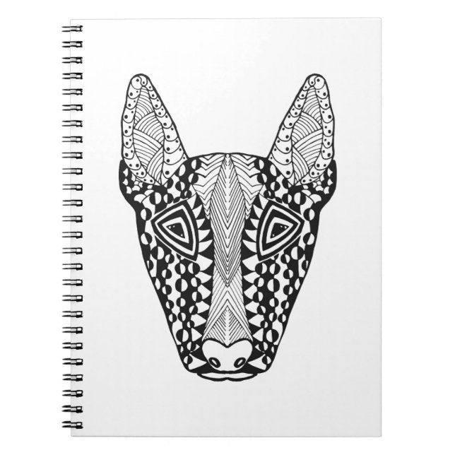 Cuaderno Bosquejo de bull terrier (Frente)