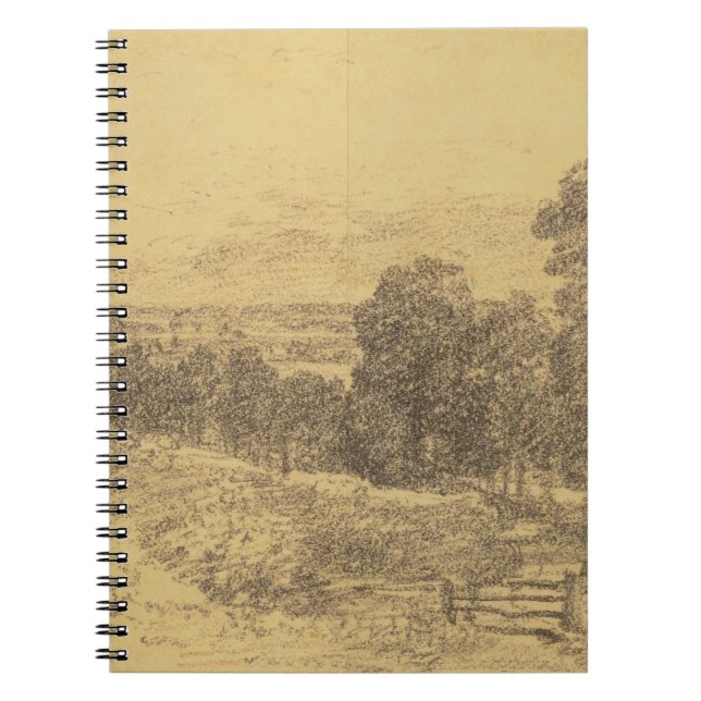 Cuaderno Bosquejo de John Constable el | para la entrada de (Frente)