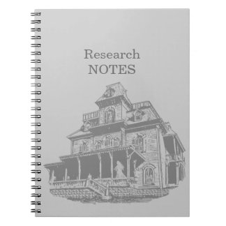 Cuaderno Bosquejo de la casa encantada