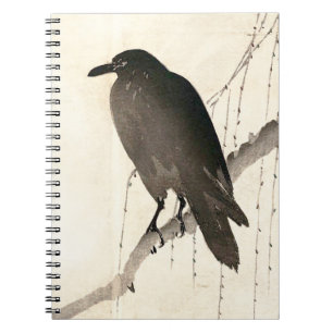 Cuaderno Bosquejo japonés de un cuervo