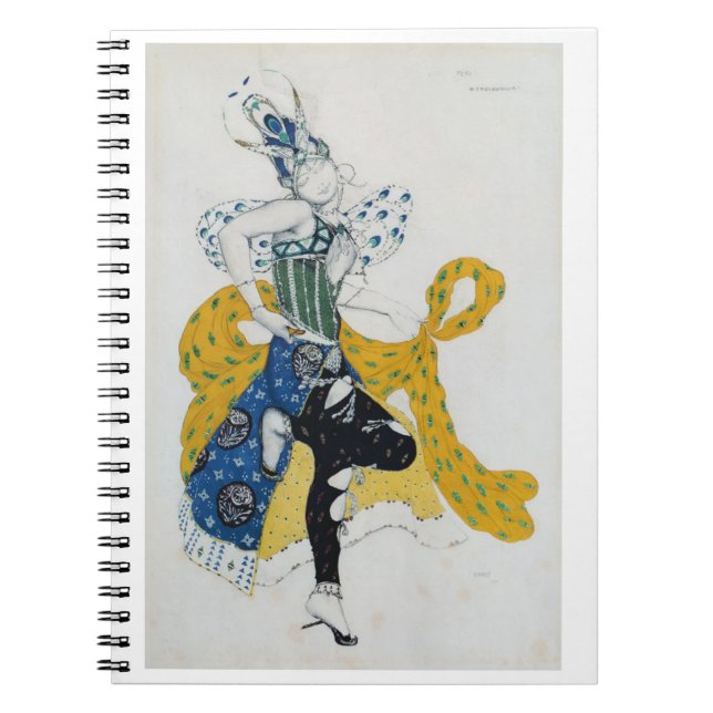 Cuaderno Bosquejo para el ballet "Peri del La", por Paul (Frente)