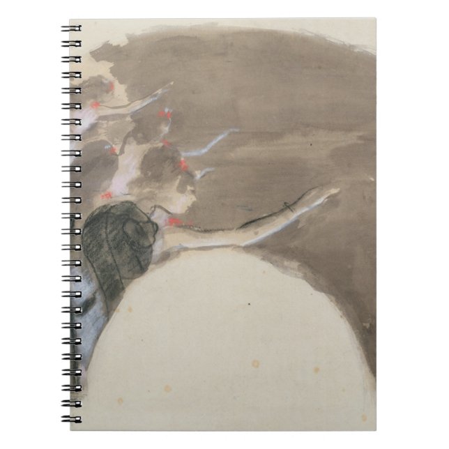 Cuaderno Bosquejo para una fan, c.1879 de Edgar Degas el | (Frente)