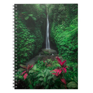 Cuaderno Bosques Cascadas de Leke Leke en Bali