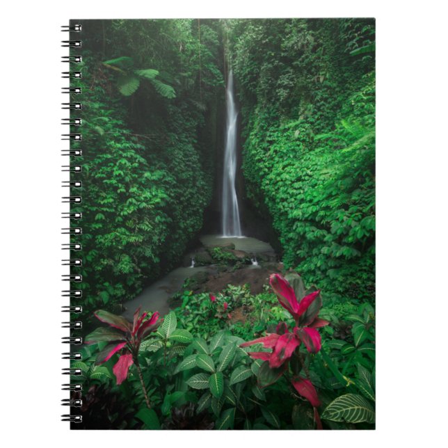 Cuaderno Bosques | Cascadas de Leke Leke en Bali (Frente)