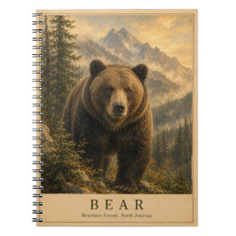 Cuaderno Bosques de Bear Mountain VINTAGE