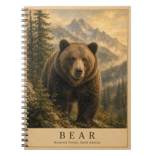 Cuaderno Bosques de Bear Mountain VINTAGE