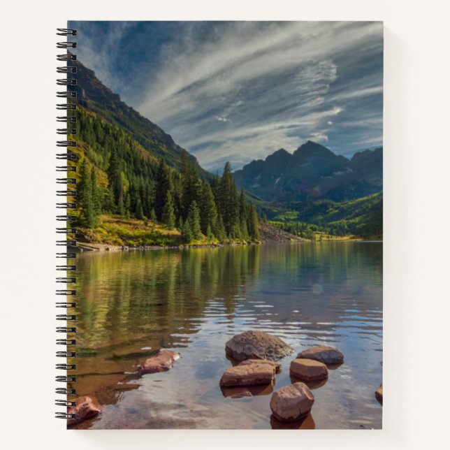 Cuaderno Bosques | Maroon Bells Colorado (Anverso)