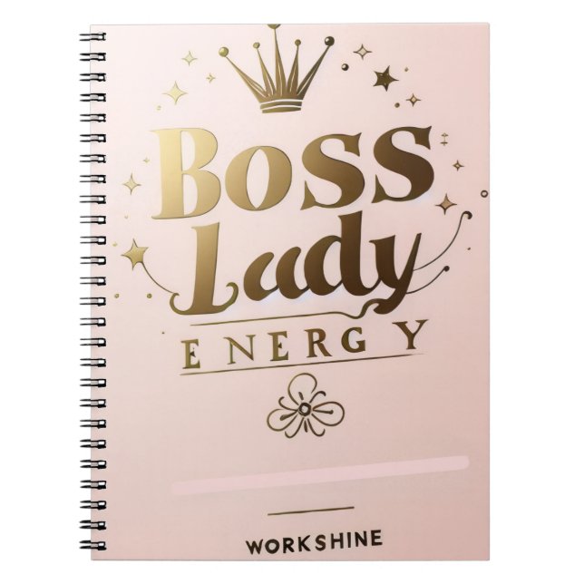 Cuaderno Boss Lady Energy Notebook (Frente)