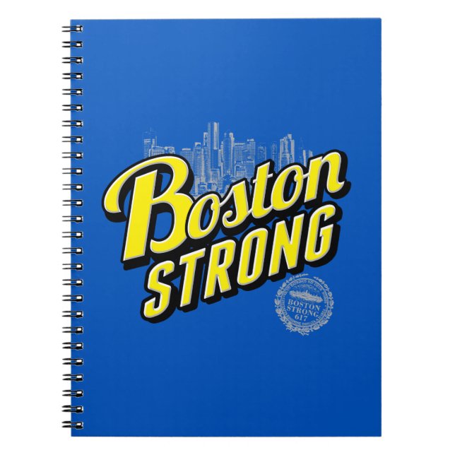 Cuaderno Boston City recuerda con fuerza el azul (Frente)
