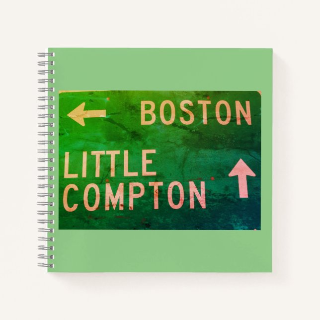 Cuaderno Boston, Little Compton, Rótulo de RI (Anverso)