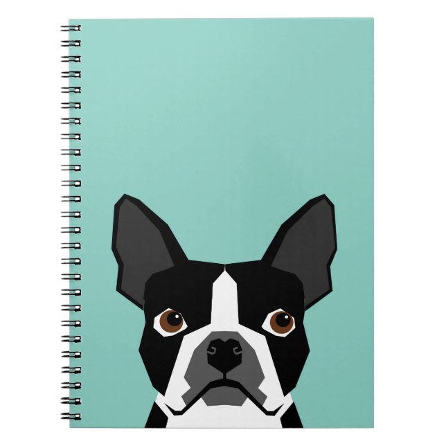 Cuaderno Boston Terrier (Frente)