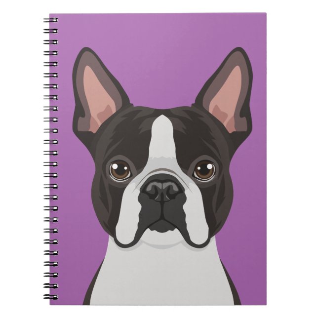 Cuaderno Boston Terrier (Frente)