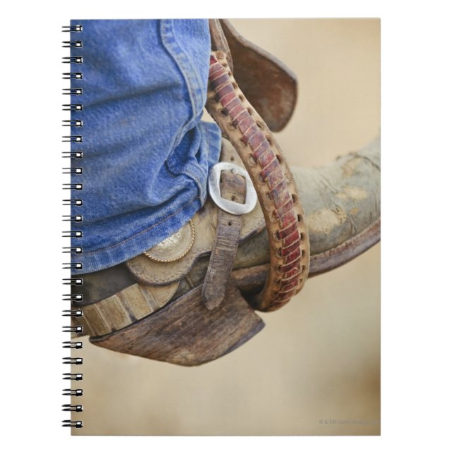 Cuaderno Bota de vaca con espolón 2 (Frente)