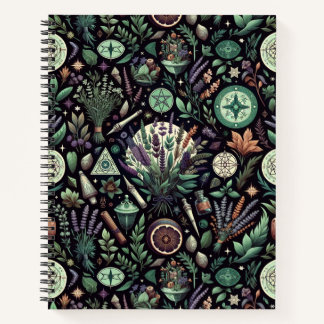 Cuaderno Botánica encantada: hierbas y brujería mágicas