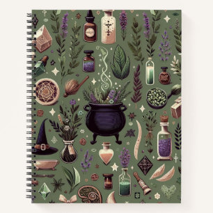 Cuaderno Botánica encantada: hierbas y brujería mágicas