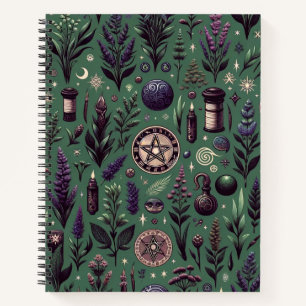 Cuaderno Botánica encantada: hierbas y brujería mágicas