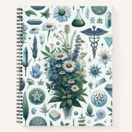 Cuaderno Botánica encantada: hierbas y brujería mágicas