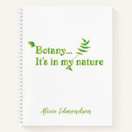 Cuaderno Botánica es divertido para mi naturaleza