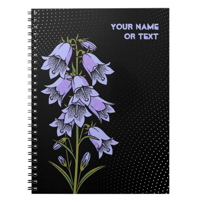 Cuaderno Botanical Alpine: The Bearded Bellflower (Frente)
