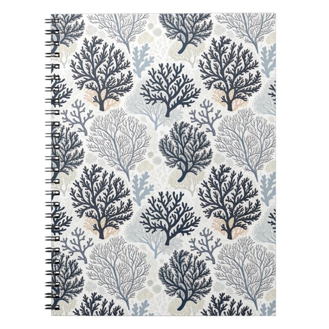 Cuaderno Botanical Coral Ocean Vibes (Frente)
