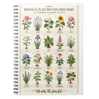 Cuaderno Botanical Plant Guide Wall Art