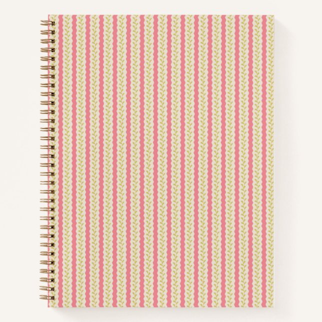 Cuaderno Botanical Wavy Stripe (Anverso)