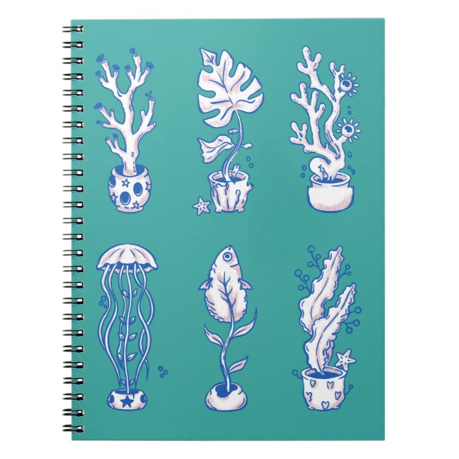 Cuaderno Botánicas Oceánicas Surrealistas (Frente)